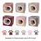 Pet Adobe Indoor Cat Pet Bed Cave, Enclosed Cavern with Removable Cushion Pad for Cats/Small Animals, Pink 650334CGD - alternate 7